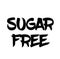 Sugarfree rubber stamp