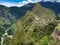 A suggestive overview of the Peruvian Andes surrounding the fantastic Inca city Machu Picchu