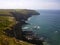 Suggestive scene of the Ring of Kerry cliff