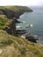 Suggestive scene of the Ring of Kerry cliff