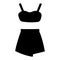 suit dress top clothing black doll girl