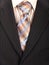 Suit with necktie. Background.