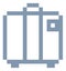 Suitcase Brief Case Pixel 8 Bit Game Art Icon