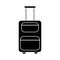 suitcase equipment travel pictogram