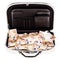 Suitcase filled with money