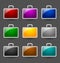 Suitcase icons