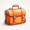 suitcase luggage travel storage web icon orange gradient white , generated by AI