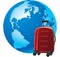 suitcase planet earth departure long journey-suitcase planet earth departure long journey-