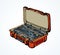 Suitcase with tools. Vector drawing