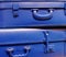 suitcases Blue stacked vintage style