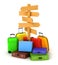 Suitcases - travel,