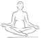 Sukhasana Easy Pose, Yoga Figure