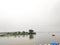 Sukhna lake scene in chandigarh during a cloudy day