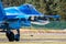 Sukhoi Su-27 Flanker fighter aircraft of the Ukrainian Air Force at Kleine-Brogel Airbase. September 14, 2019