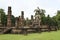 Sukhothai ancient temple buddha statue thailand