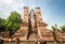 Sukhothai historical park, the old town of Thailand,Mahatat Temple