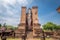 Sukhothai historical park, the old town of Thailand,Mahatat Temple