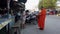 Sukhothai, Thailand - 2019-03-06 - Man Makes Donation To Monk Who Then Blesses Man