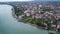 Sukhumi city drone footage 4k