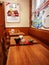 Sukiya Zen restoran interior. Japanese fast food concept restaurant.