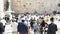 Sukkot in Jerusalem.  Kotel Maaravi old town