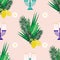 Sukkot  seamless  pattern