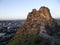 Sulaiman-Too Mountain. View of the city of Osh