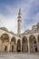 Sulaimanya mosque` yard, arches, domes, minarets interior Islamic architecture