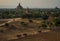 Sulamani temple from top of Pyathatgyi pagoda at sunset, bagan, Mandalay region, Myanmar