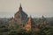 Sulamani temple from top of Pyathatgyi pagoda at sunset, bagan, Mandalay region, Myanmar