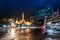 Sule pagoda at night