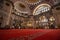 Suleymaniye Camii Mosque interior, inner architecture of a moschee in Istanbul, Turkey