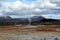 The sulfur hot geysers at Hverir in Iceland