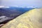 Sulfur at the top of the Avachinskiy volcano.