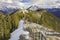 Sulphur Mountain Boardwalk Banff National Park Canadian Rockies Alberta Springtime Snow