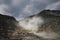 Sulphur pieces on Iozan (sulfur mountain) active volcano area, Akan National Park, Hokkaido, Japan