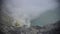 Sulphuric gases in Ijen Crater Kawah Ijen