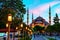 Sultan Ahmed Blue Mosque in Istanbul, Turkey - one of the most popular landmarks in the city