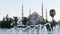 Sultan Ahmed Mosque Illuminated Blue Mosque , Istanbul, Turkey