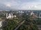 Sultan Salahuddin Abdul Aziz Shah Mosque and surrounding buildings.Located in Shah Alam,Selangor,Malaysia