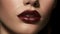 Sultry lips in a subtle understated tone created with Generative AI