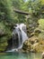 Sum Falls in the Vintgar Gorge or Bled Gorge - Bled, Slovenia Triglav National Park - Der Wasserfall Sum am Ende der Vintgar