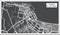 Sumgait Azerbaijan City Map in Black and White Color in Retro Style. Outline Map