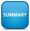 Summary special cyan blue square button