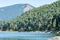 Summer afternoon at Lake Engolasters in the Pyrenees. Escaldes Engordany, Andorra