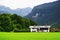 Summer alpine landscape near Ramsau village in Berchtesgaden Alpine region, Germany