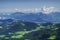 Summer alpine landscape in South Bavaria.