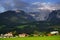 Summer alpine landscape in South Bavaria.