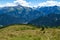 Summer Alps view from Zillertal High Alpine Road, Austria, Tirol