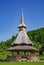 The Summer Altar of the Barsana Monastery ensemble. Maramures County, Romania.